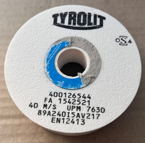 Tyrolit kerámia köszörű korong 100x40x22